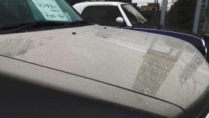 コーティングの撥水効果