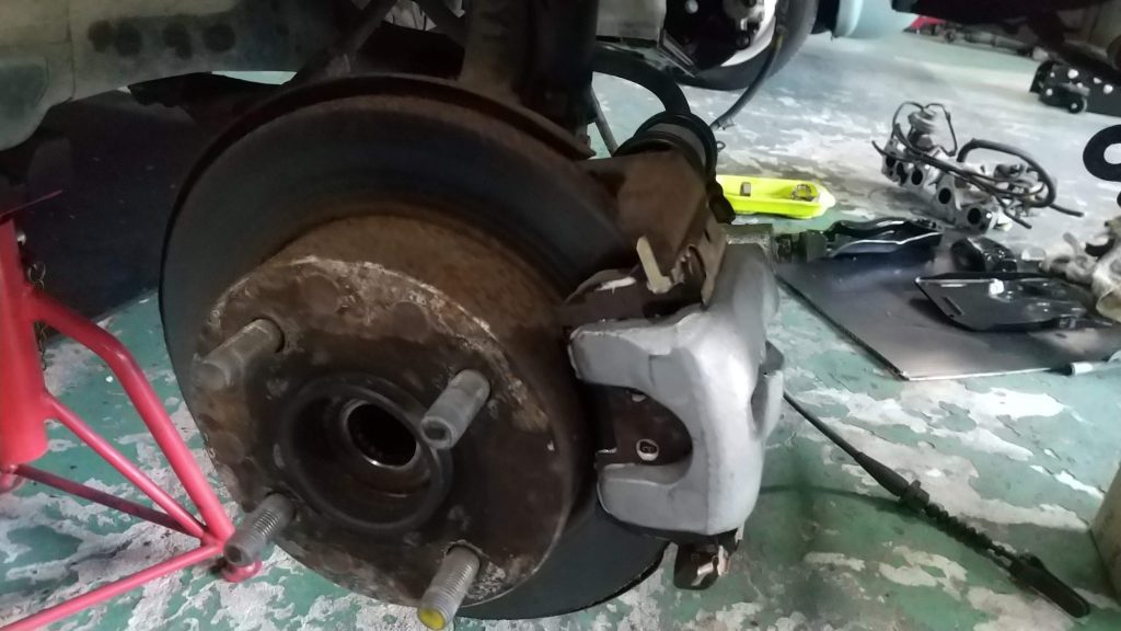 ブレーキ周りアップ