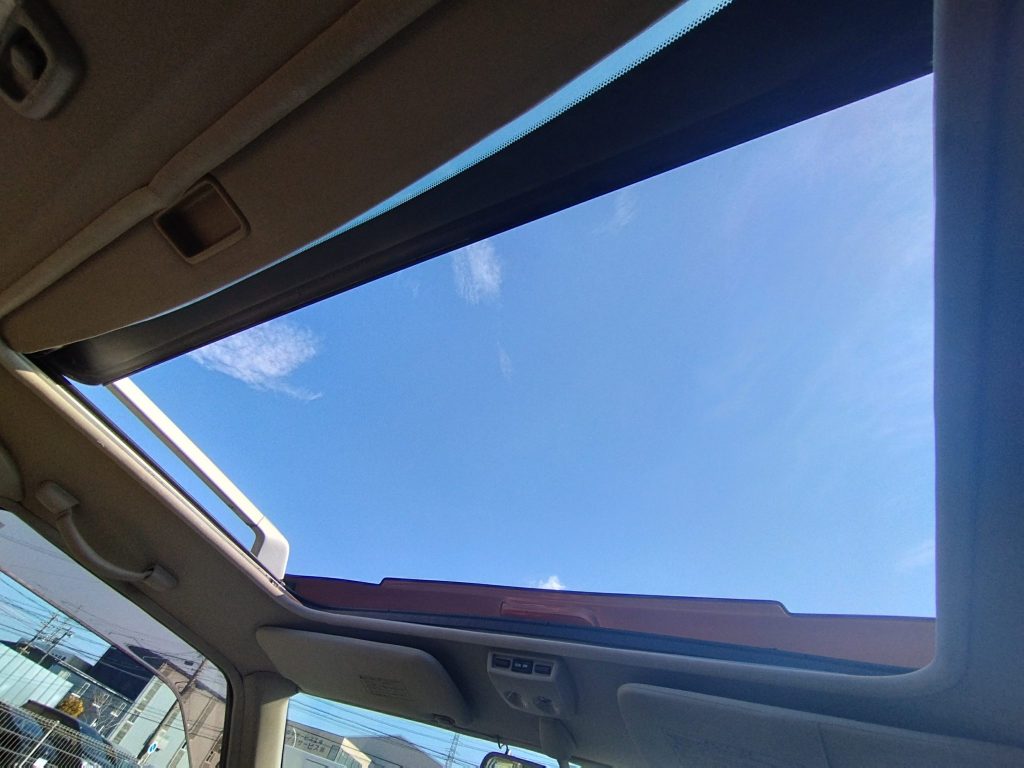 サンルーフ内側